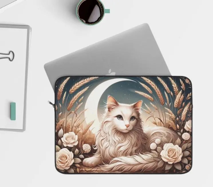 Virgo Cat Lover - Celestial Moon - Laptop Sleeve   