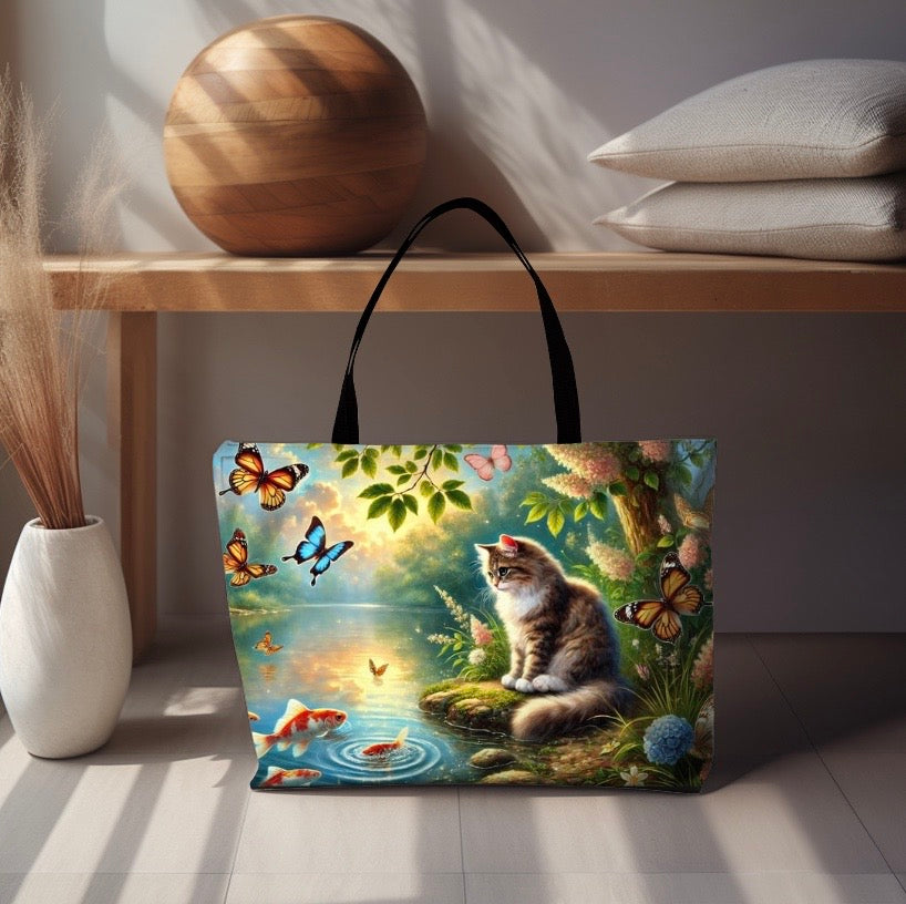 Magic Pond - Cat Lover  - Weekender Tote Bag   