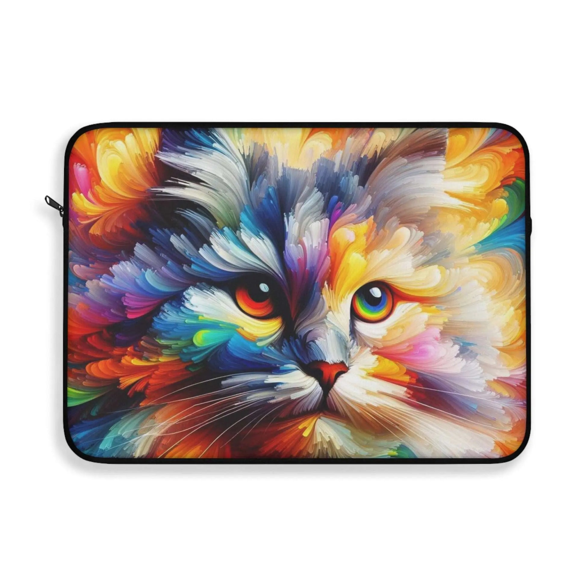 Abstract Rainbow Cat - Laptop Sleeve - Laptop Sleeve