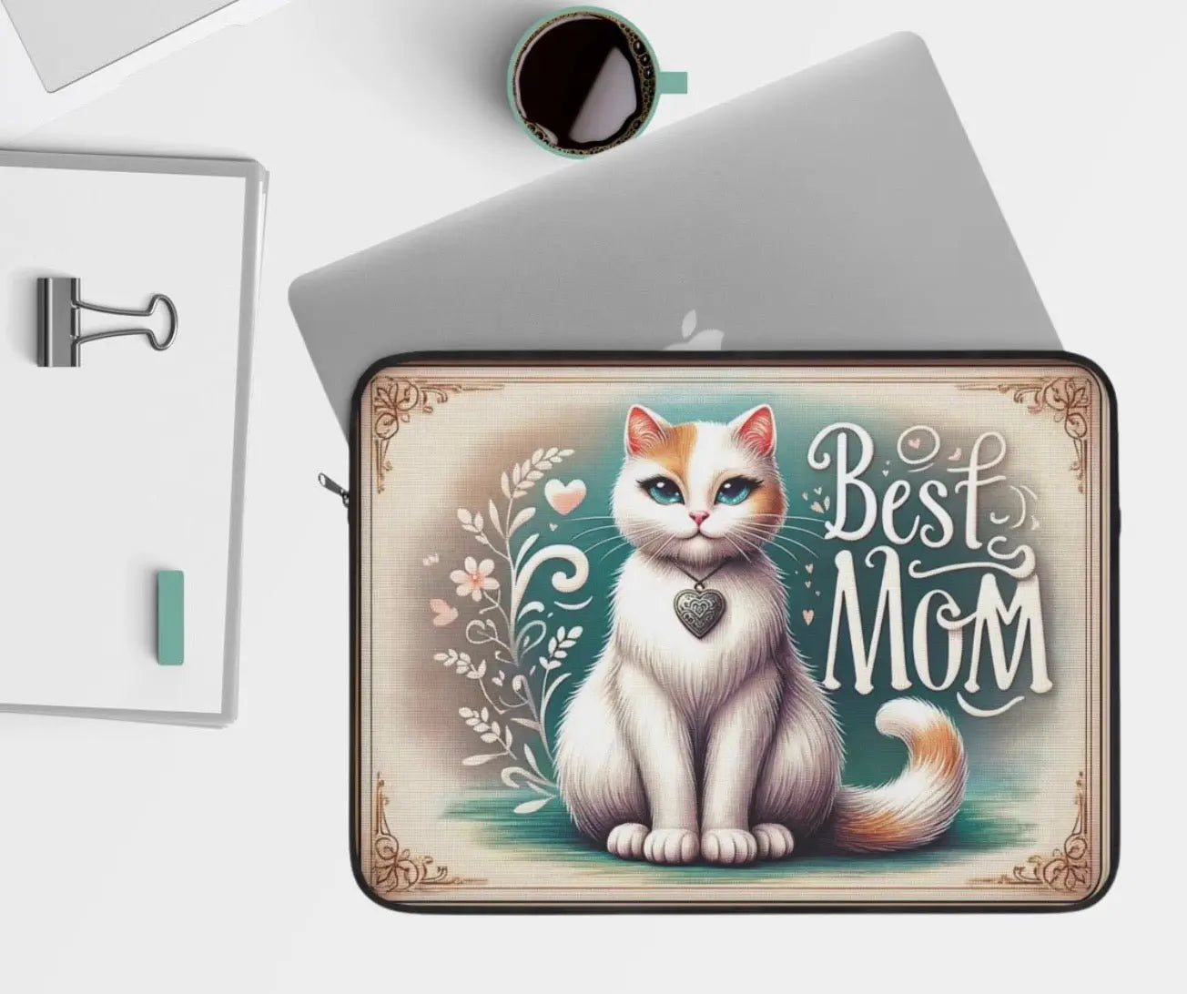 Best Mom - Cat Lover - Laptop Sleeve - Laptop Sleeve