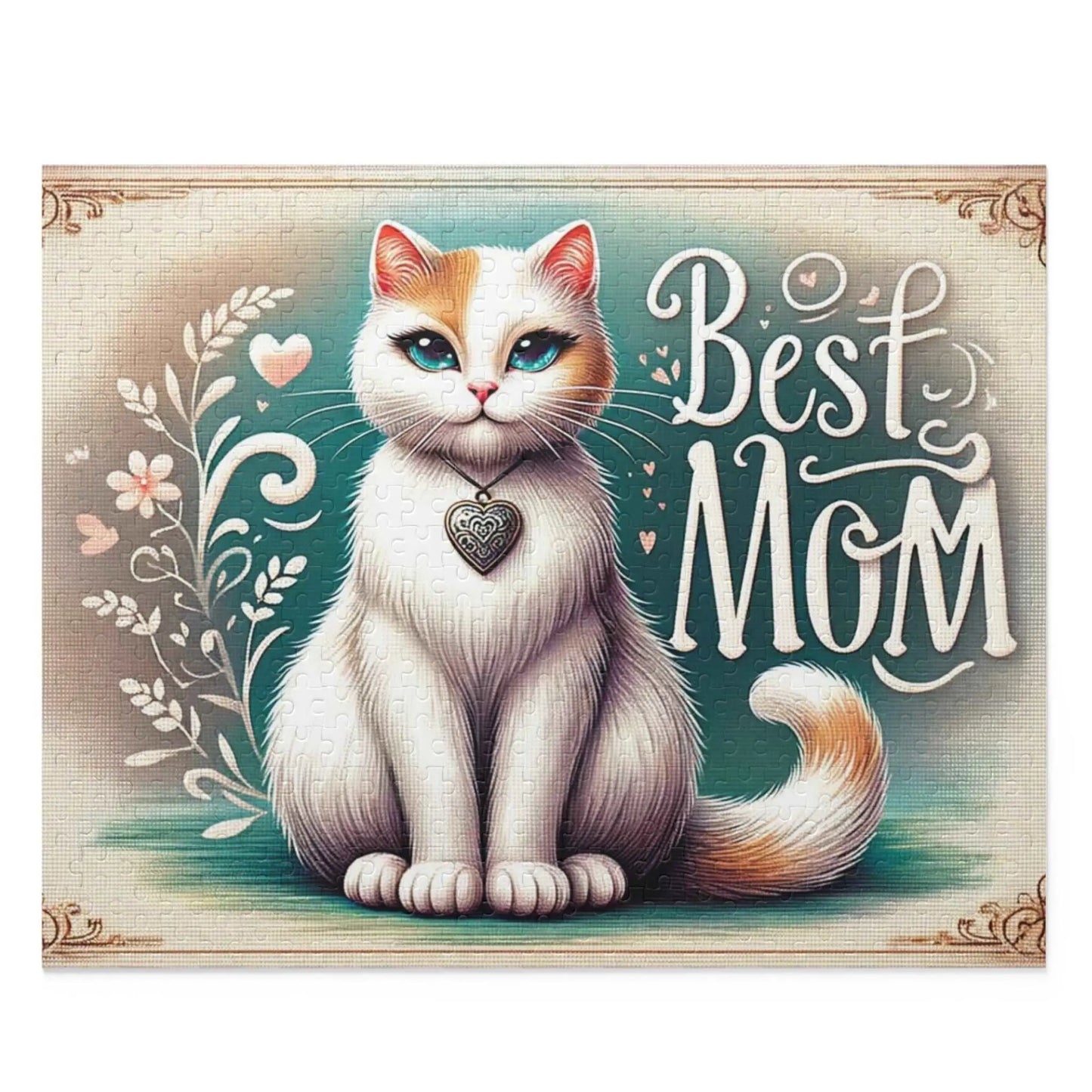 Best Mom Cat Lover Puzzle (120, 252, 500-Piece) - Puzzle