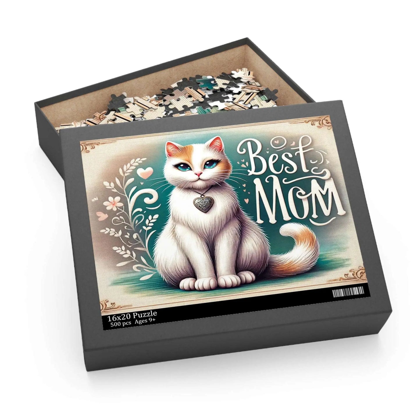 Best Mom Cat Lover Puzzle (120, 252, 500-Piece) - Puzzle