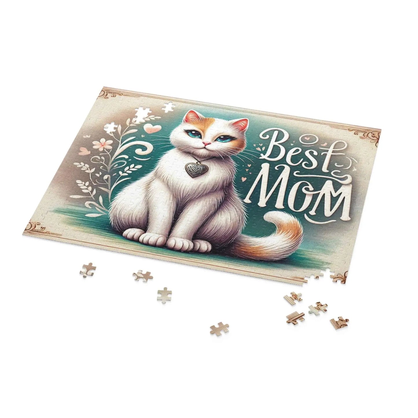 Best Mom Cat Lover Puzzle (120, 252, 500-Piece) - Puzzle