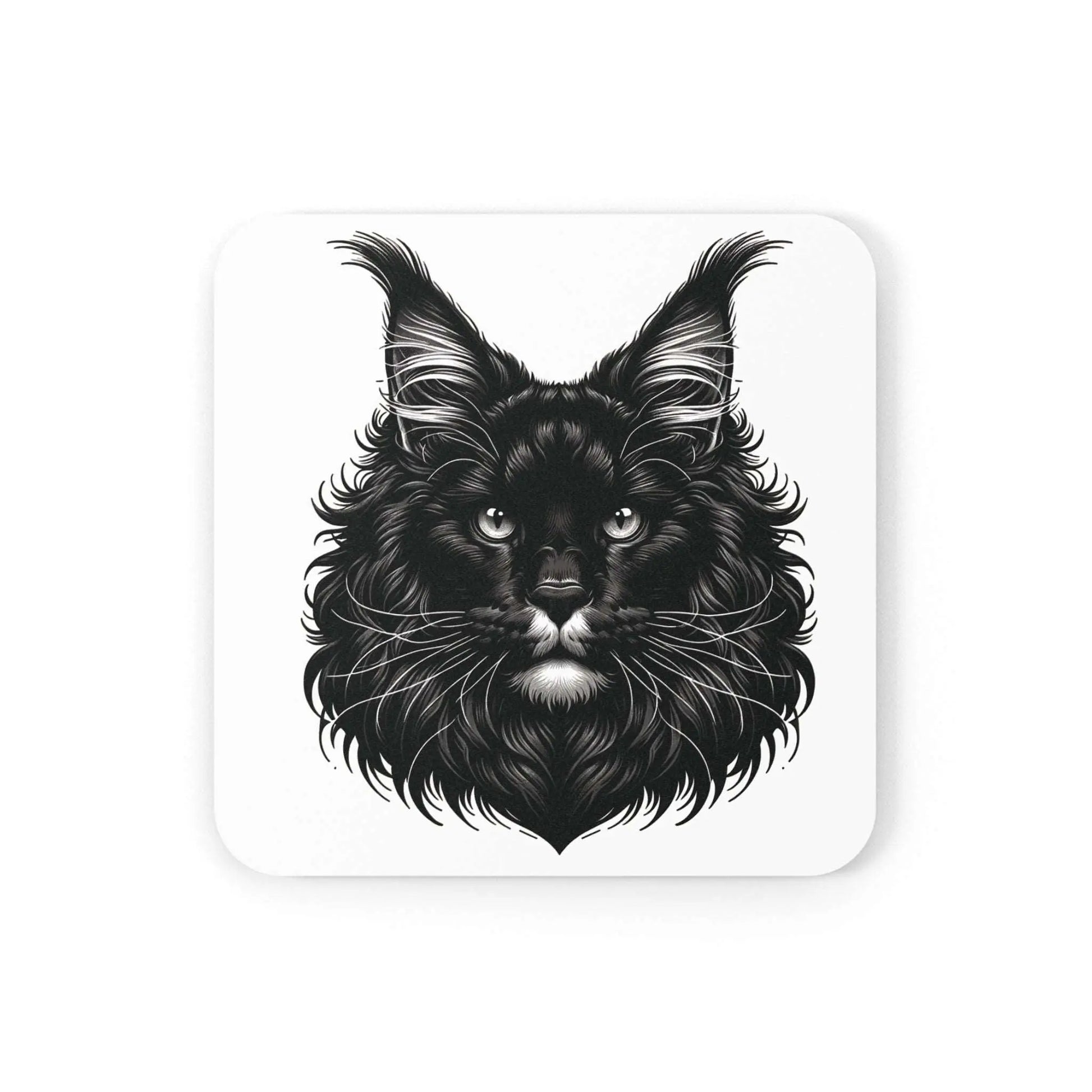 Black Maine Coon Decor - Coaster - Home Decor