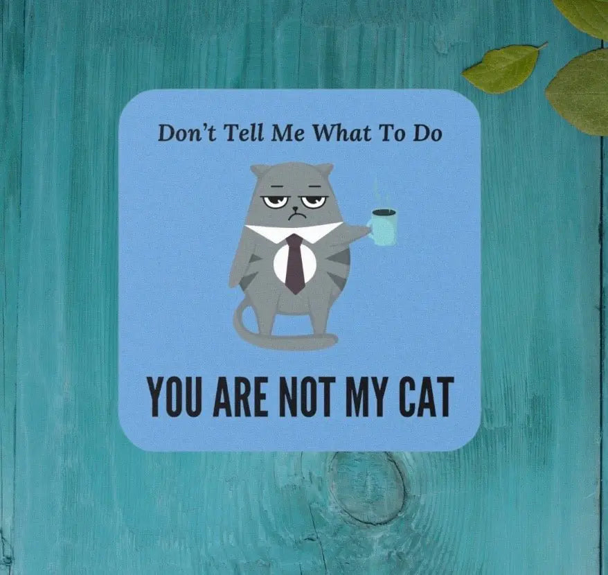 Cat Boss Coaster - Office Decor - Home Decor