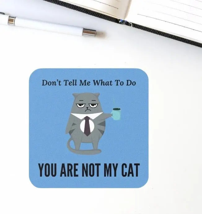 Cat Boss Coaster - Office Decor - Home Decor