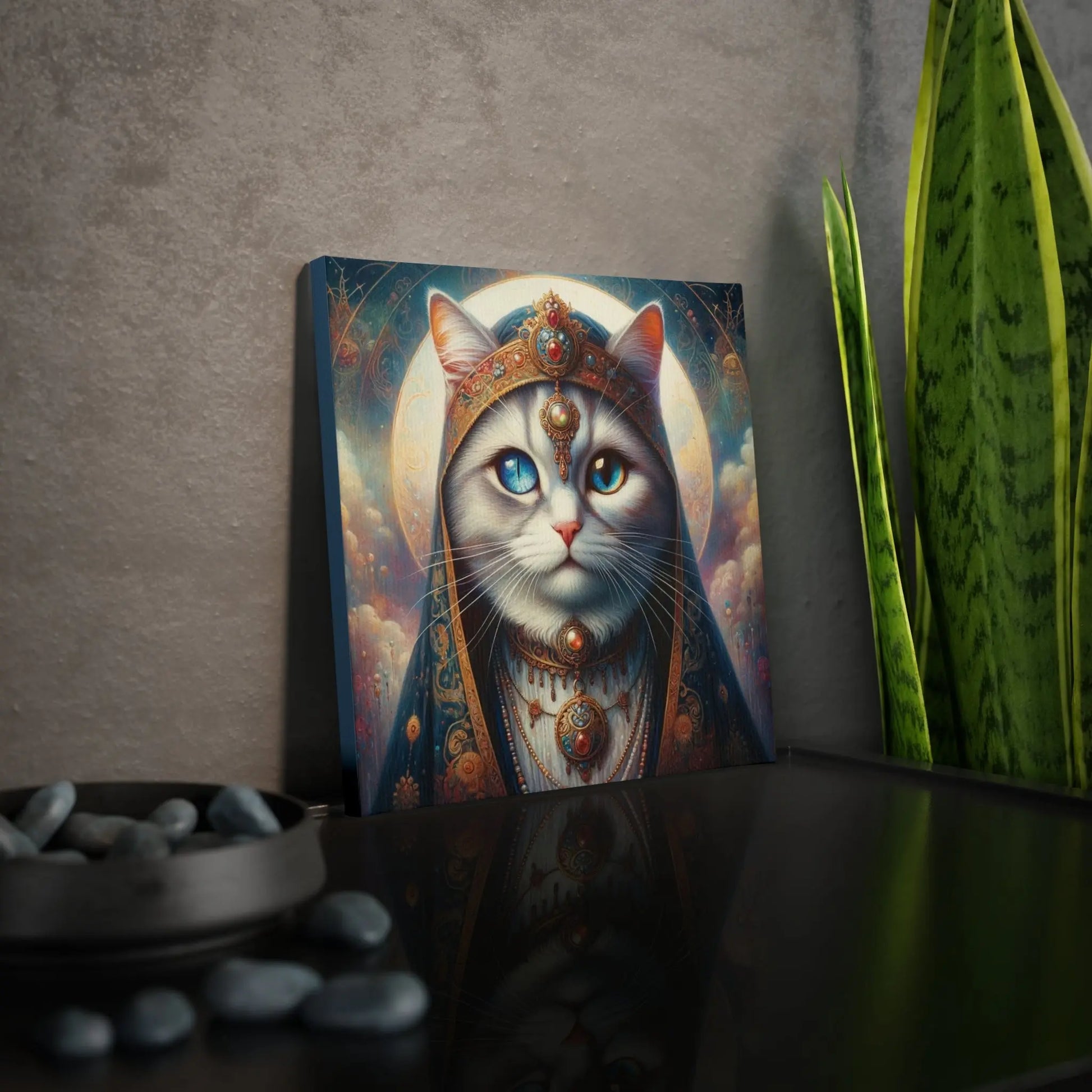 Cat Fortune Teller - Cat Wall Decor - Canvas