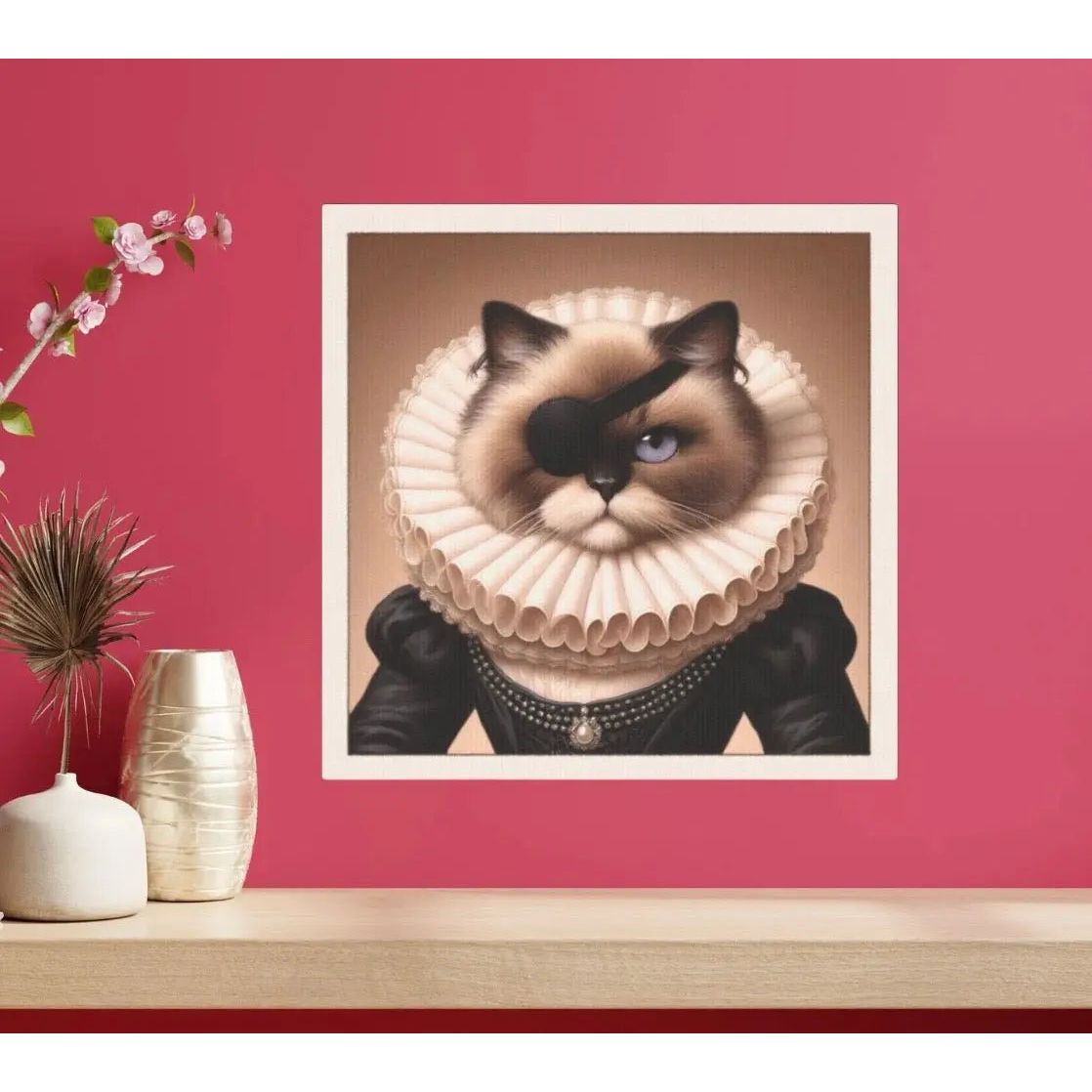 Pirate Princess - Cat Lover Decor - Wall Art - Canvas