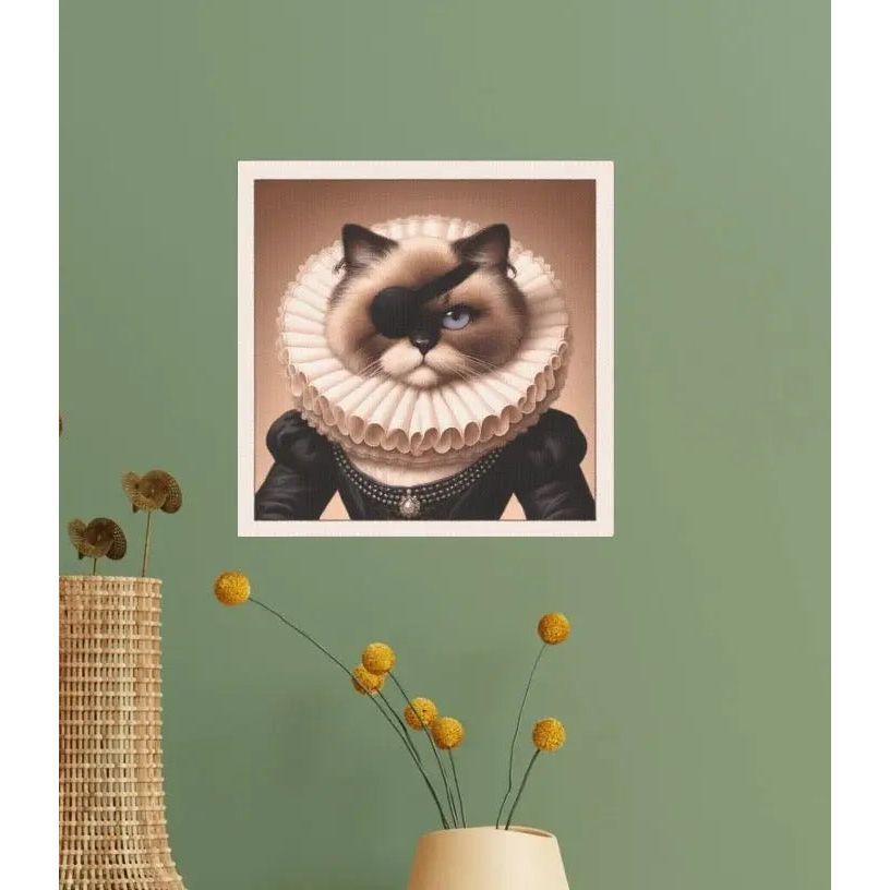 Pirate Princess - Cat Lover Decor - Wall Art - Canvas