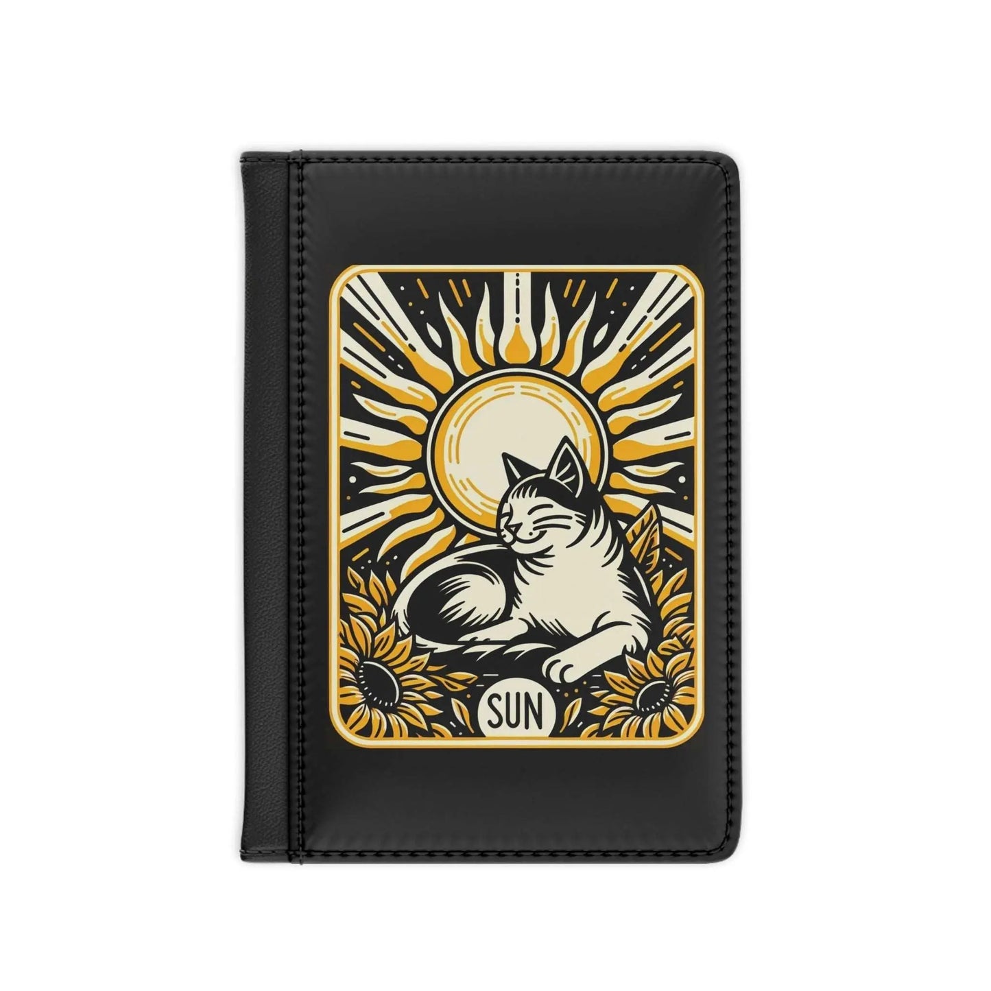 Cat Sun Tarot Graphic - Passport Cover - Accessories