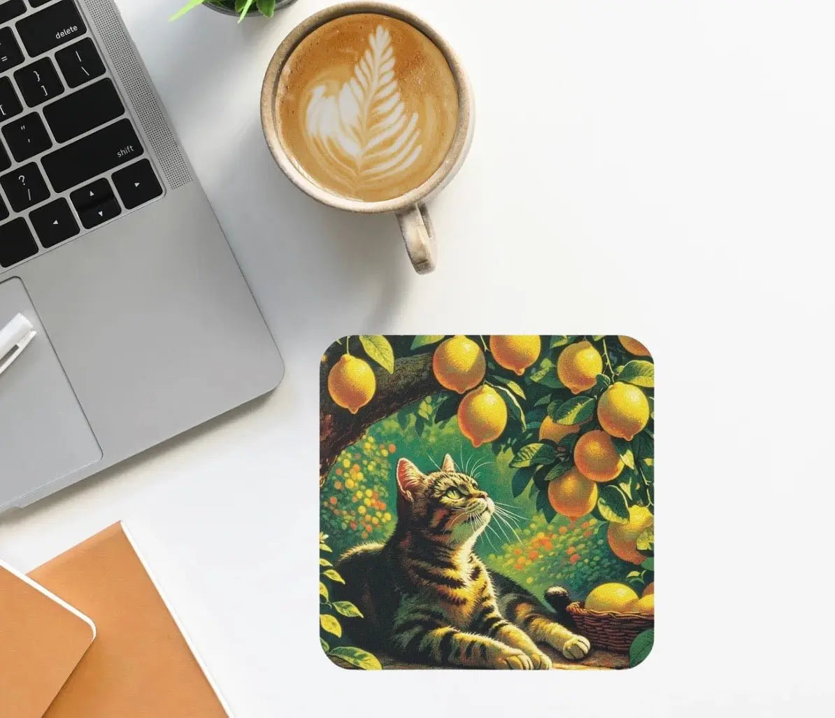 Cat Under a Lemon Tree - Coaster - Home Decor