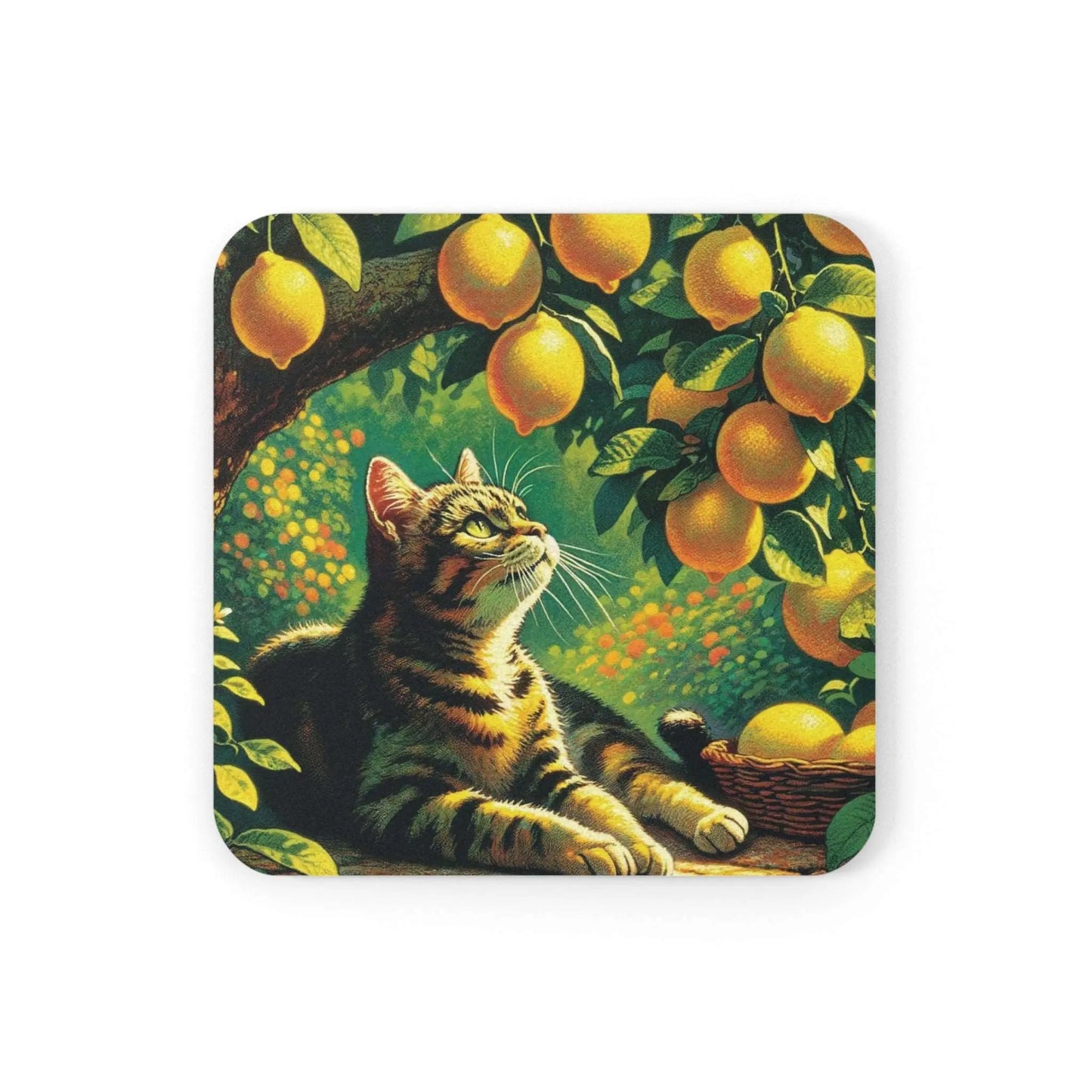 Cat Under a Lemon Tree - Coaster - Home Decor