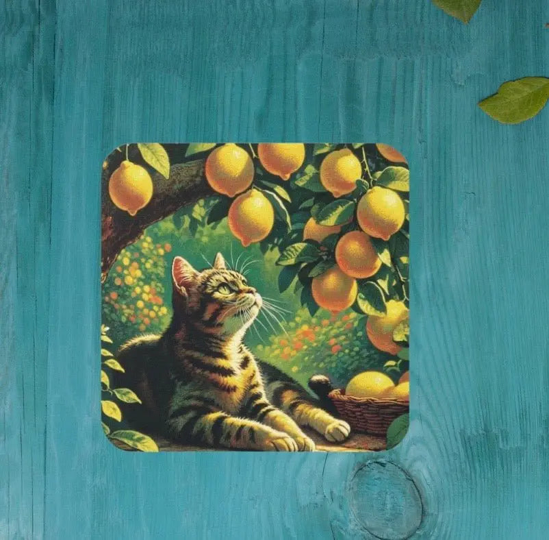 Cat Under a Lemon Tree - Coaster - Home Decor