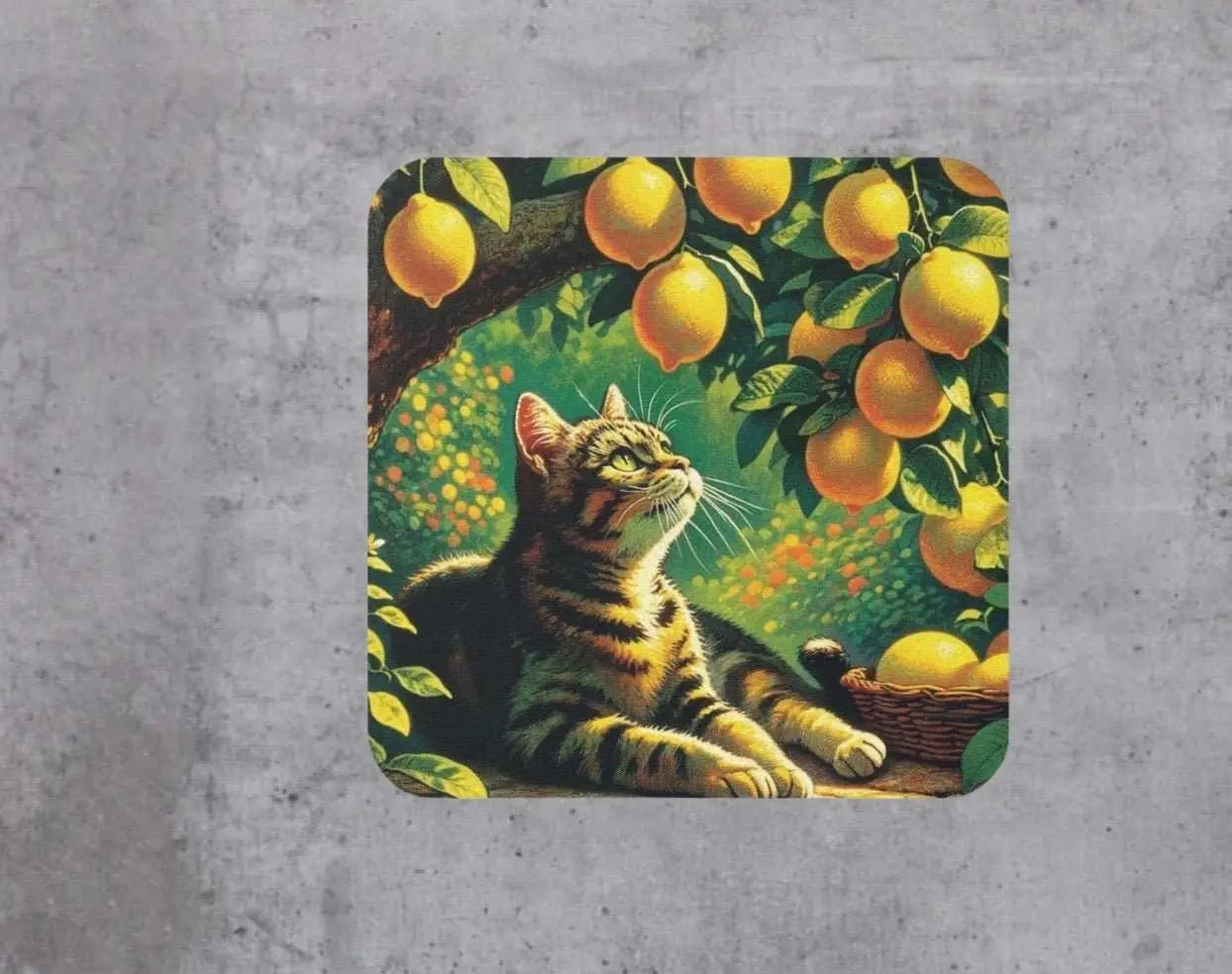 Cat Under a Lemon Tree - Coaster - Home Decor