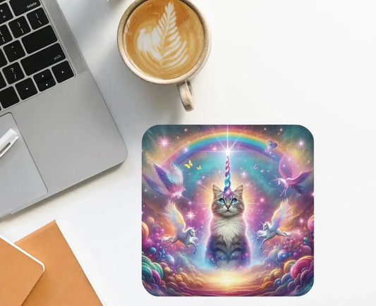 Caticorn - Cat Unicorn - Coaster - Home Decor