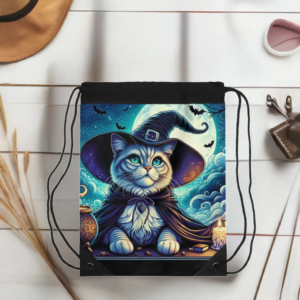 Witchy Cat - Drawstring Bag   