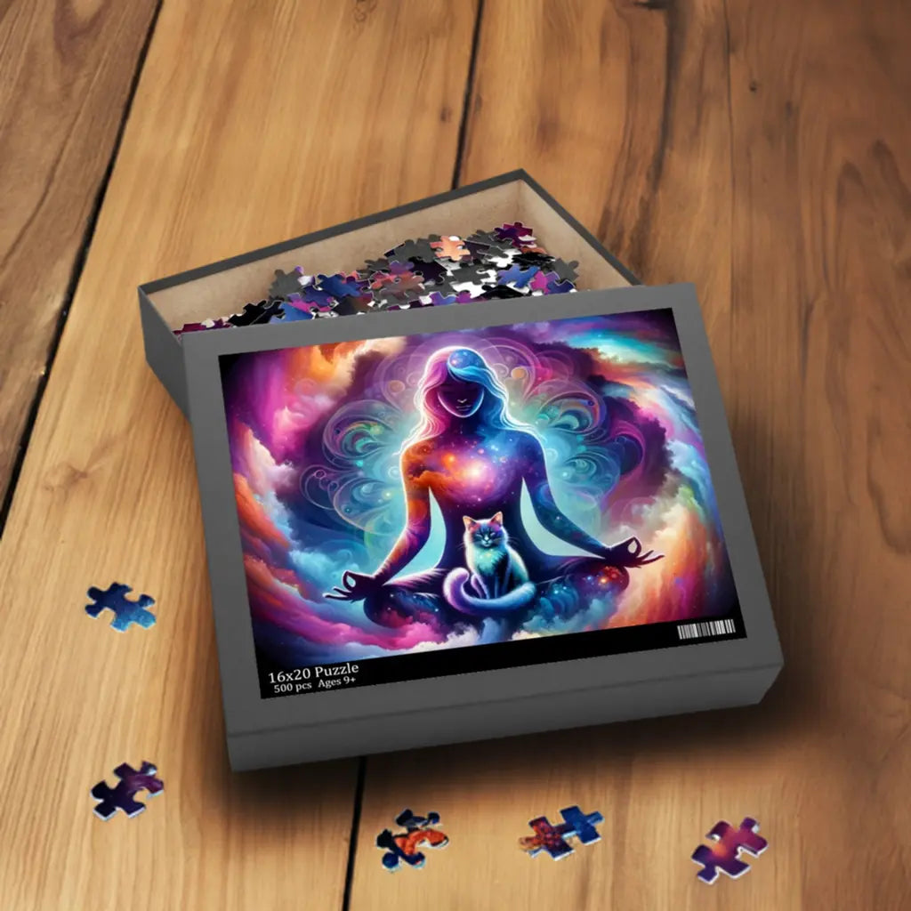 Karma is a Cat Galaxy Puzzle (120, 252, 500-Piece) - Montecore PawPrints