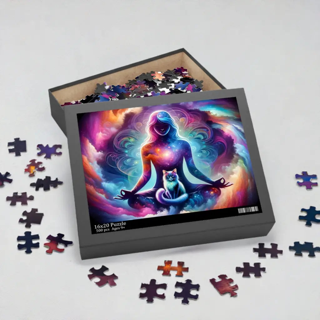 Karma is a Cat Galaxy Puzzle (120, 252, 500-Piece) - Montecore PawPrints