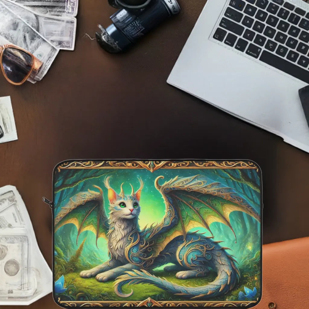 Cragon - Cat Dragon - Cat Lover - Laptop Sleeve   