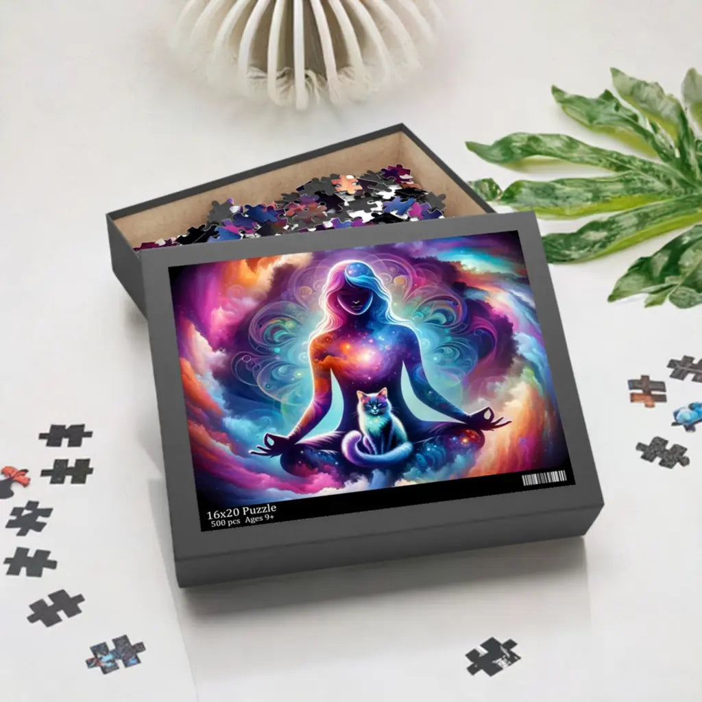 Karma is a Cat Galaxy Puzzle (120, 252, 500-Piece) - Montecore PawPrints