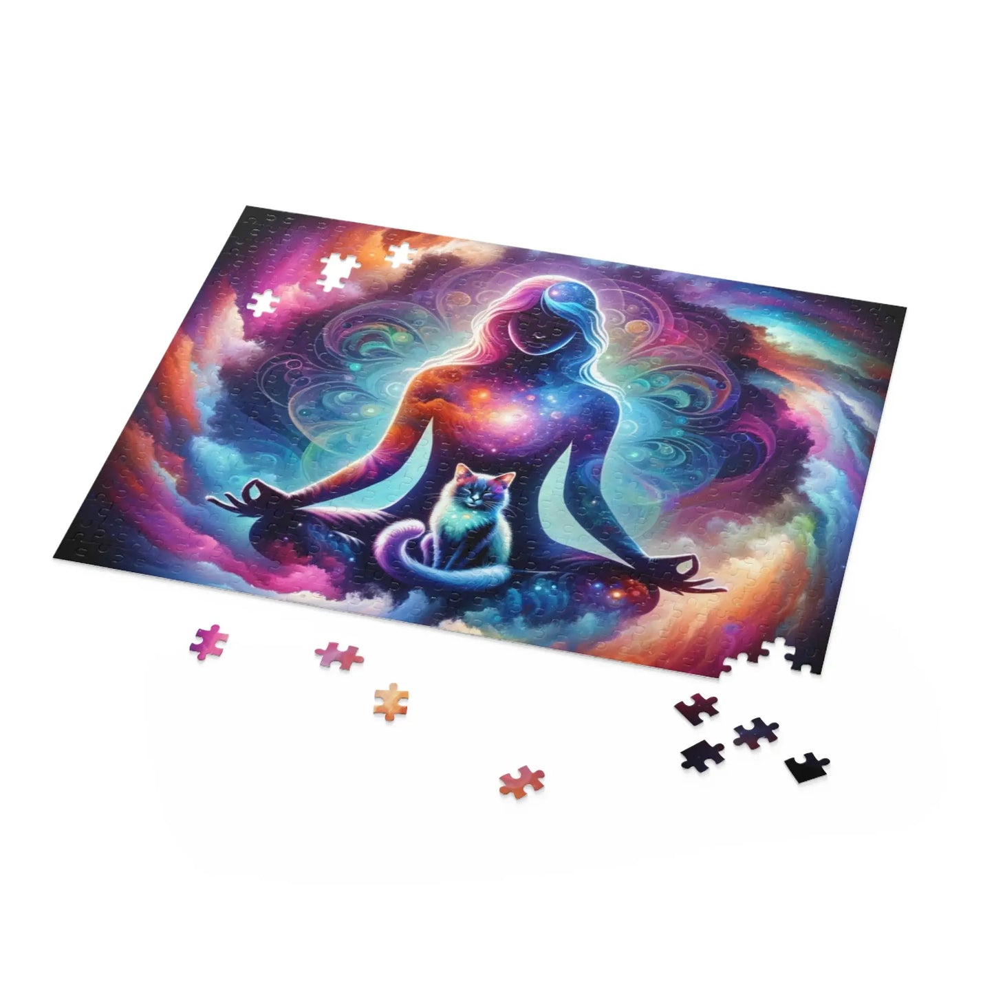 Karma is a Cat Galaxy Puzzle (120, 252, 500-Piece) - Puzzle