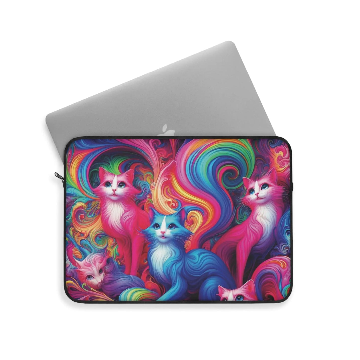 Kitty Kaleidoscope - Cat Lover - Laptop Sleeve - Laptop Sleeve