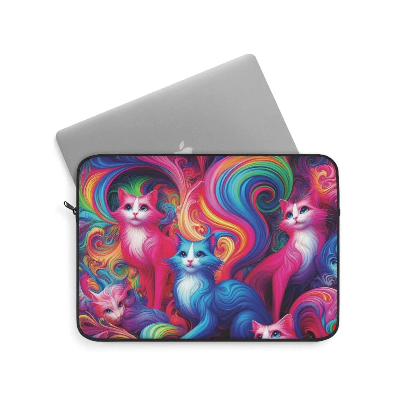 Kitty Kaleidoscope - Cat Lover - Laptop Sleeve - Laptop Sleeve