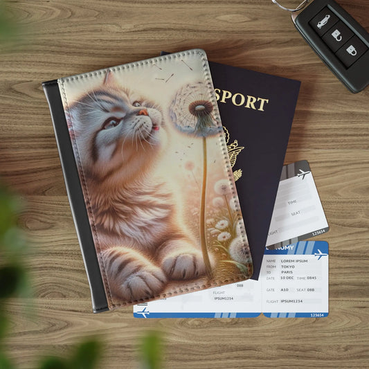 Kitty Wishes - Cat Lover - Passport Cover - Accessories