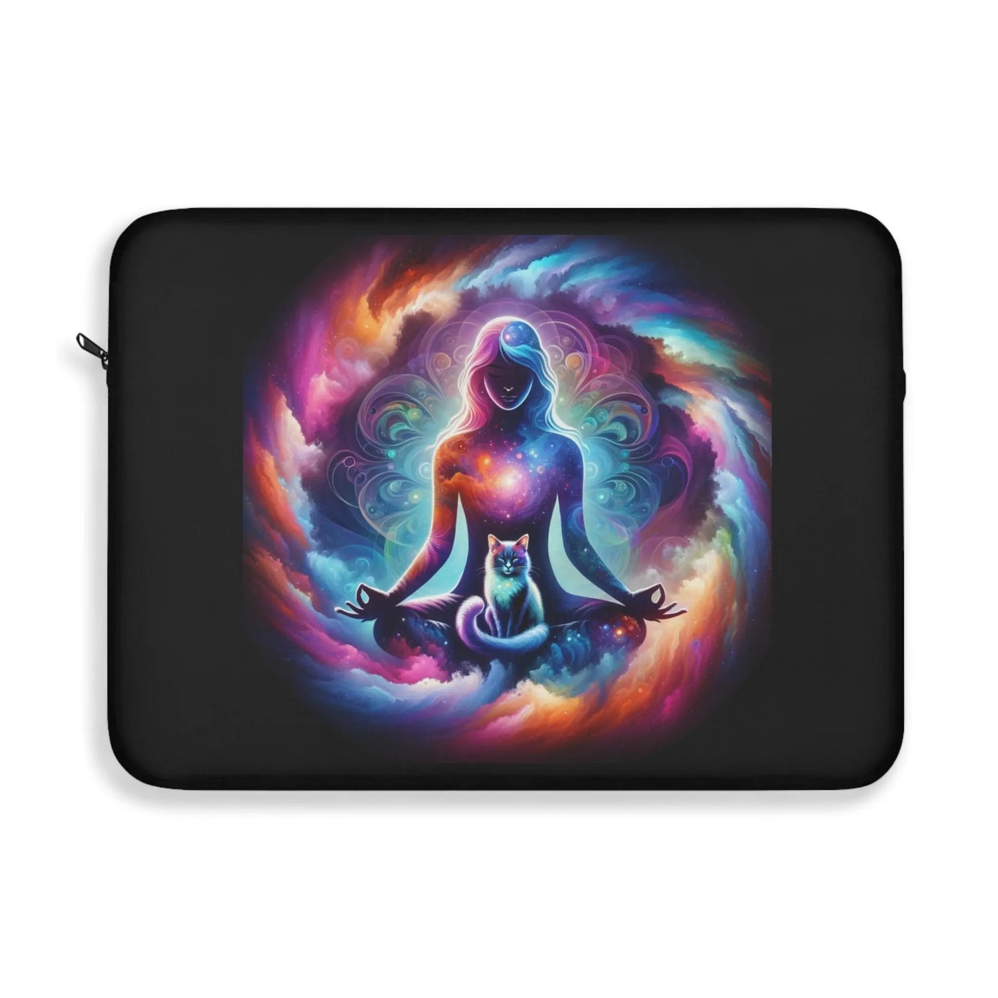 Laptop Sleeve - Karma is a Cat Graphic - Laptop Sleeve