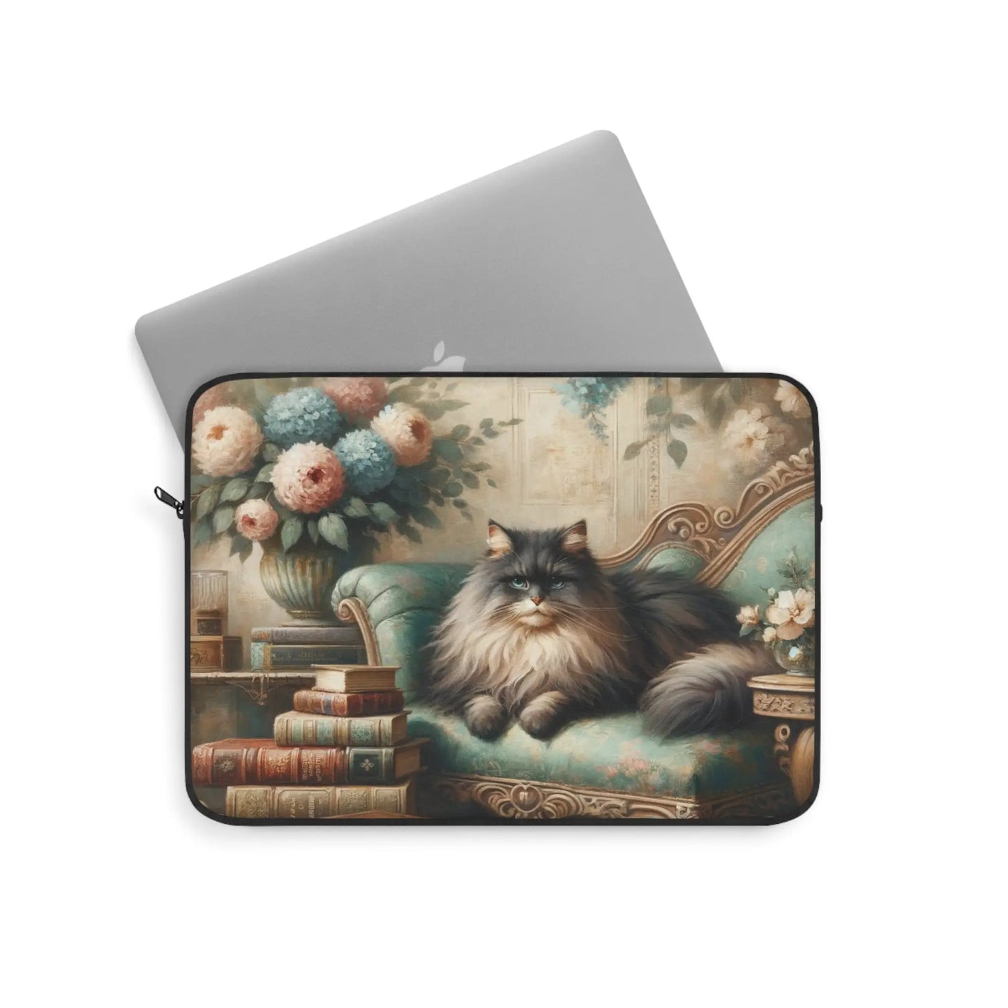 Lounge Kitty - Book Lover - Laptop Sleeve - Laptop Sleeve