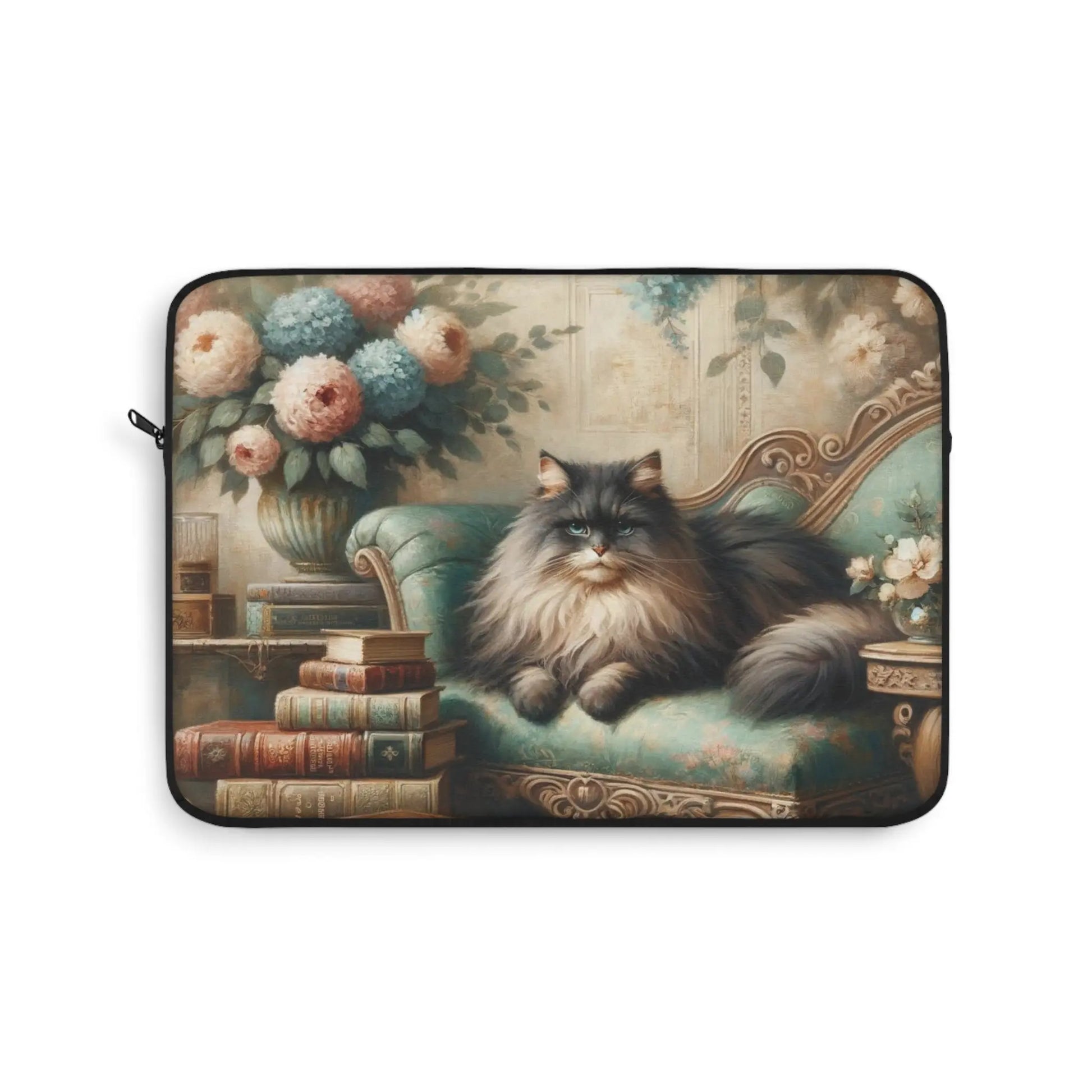 Lounge Kitty - Book Lover - Laptop Sleeve - Laptop Sleeve