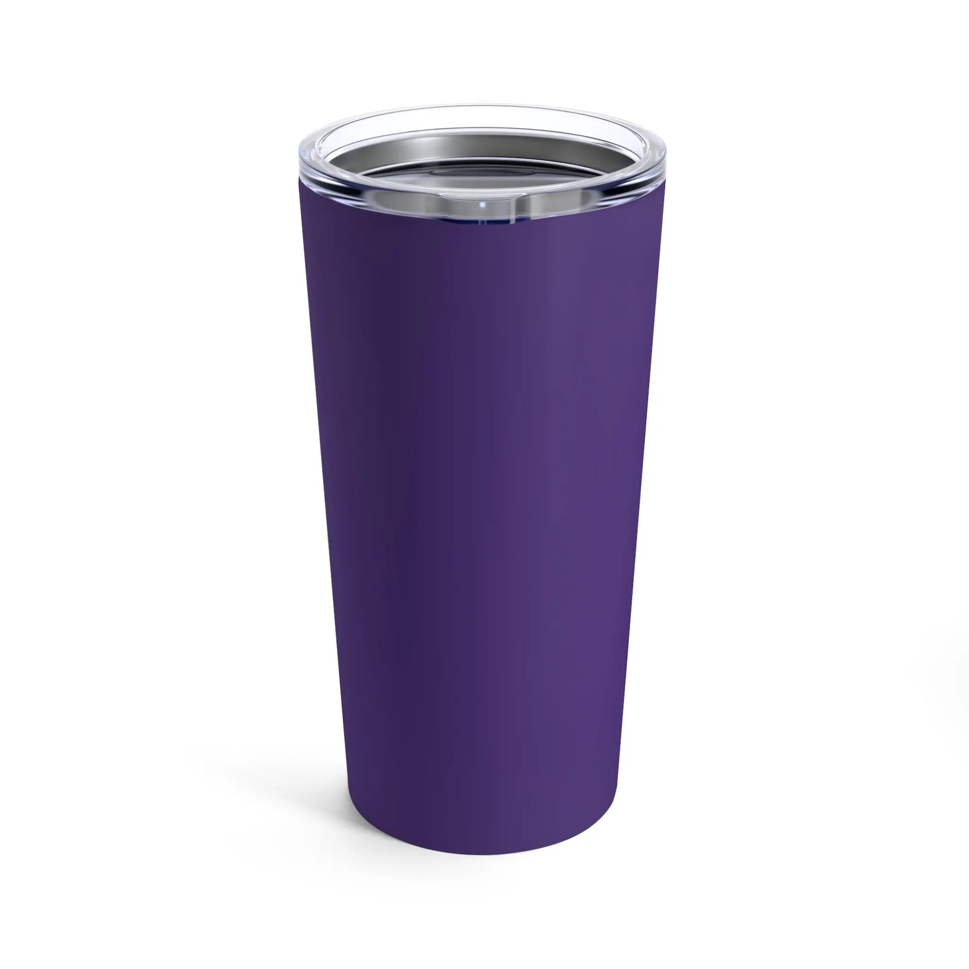 Make Magic Happen - Black Cat - Stainless Steel Tumbler with Lid - Purple - Mug