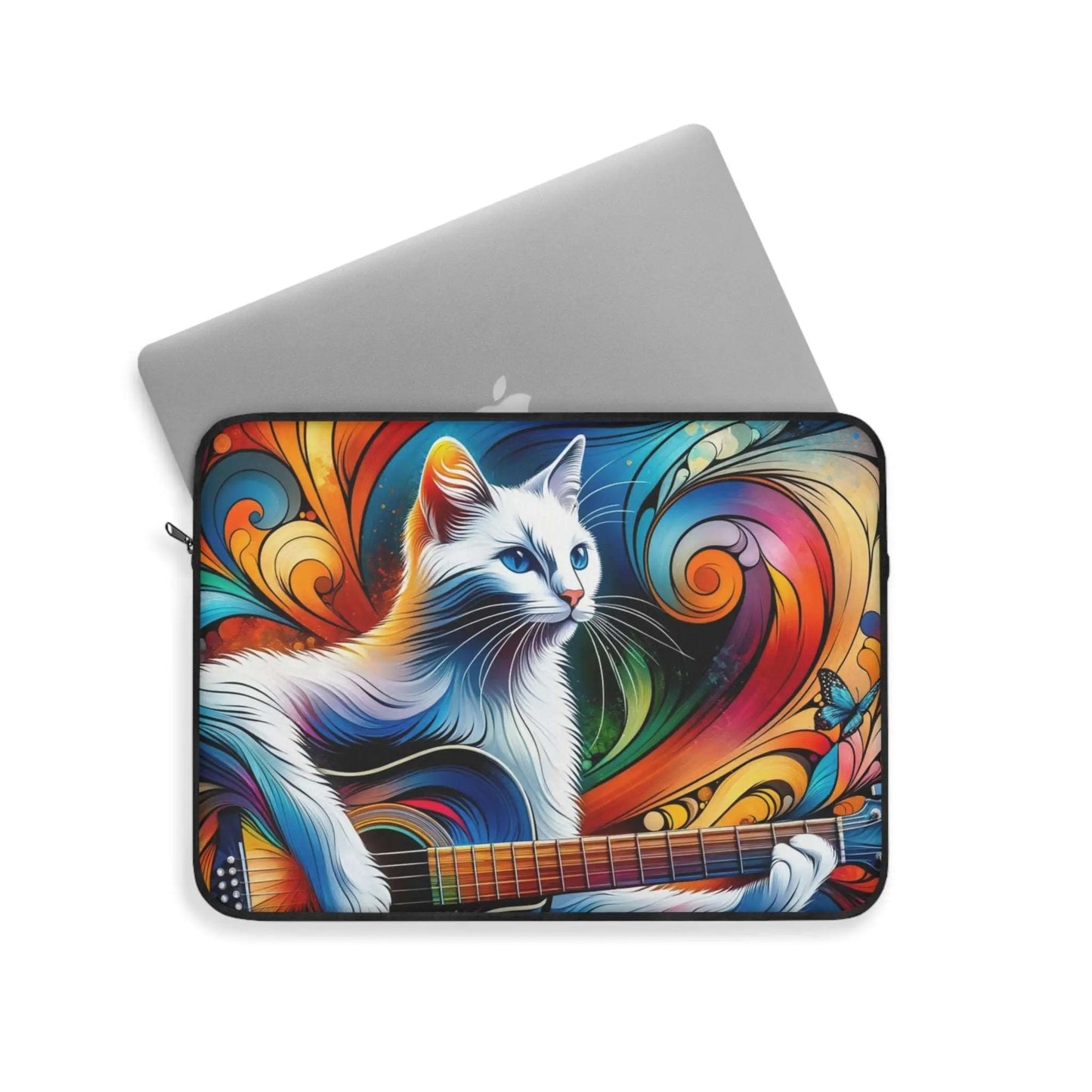 Musical Kaleidoscope Cat Lover - Laptop Sleeve - Laptop Sleeve