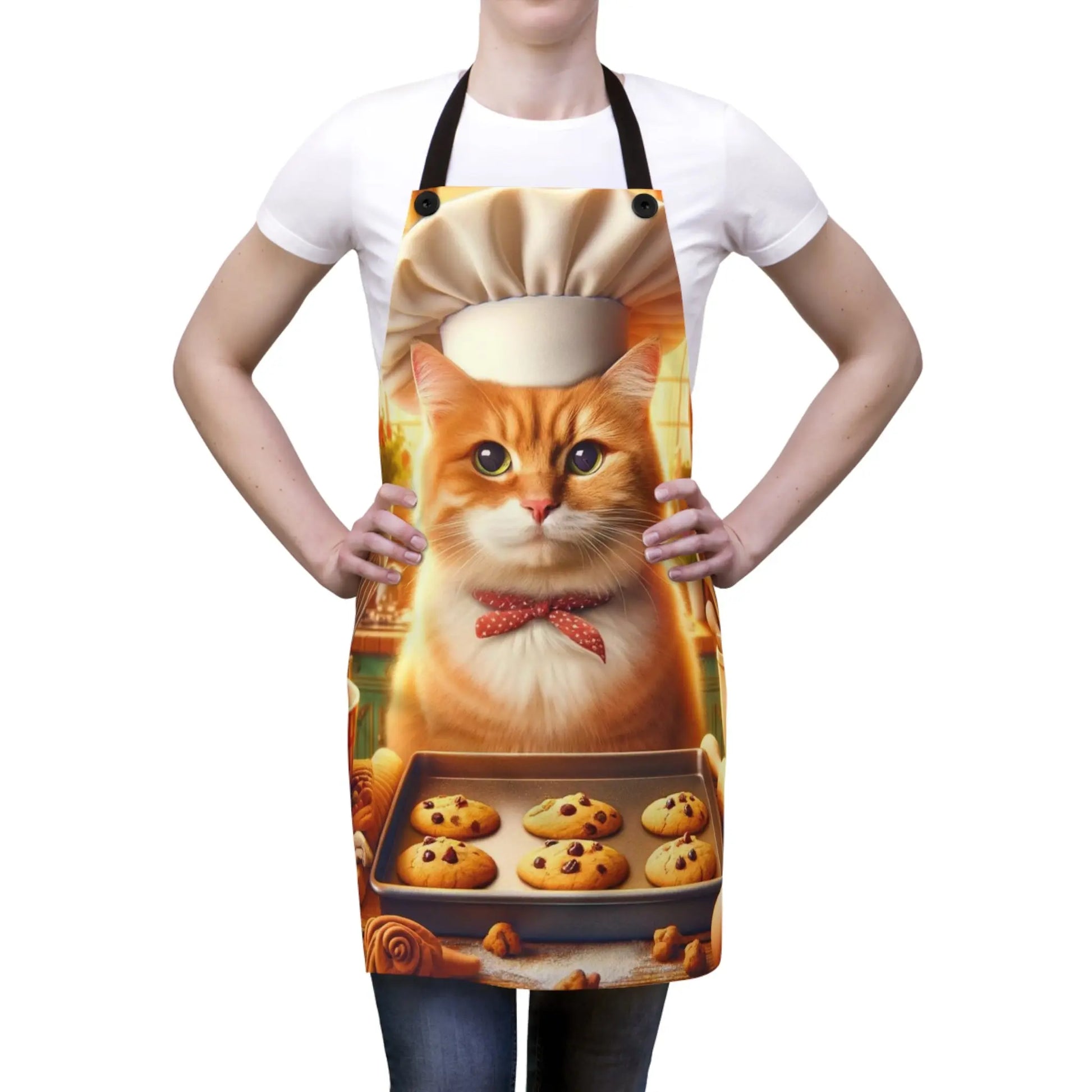 Orange Cat Cookie Maker - Apron - Accessories