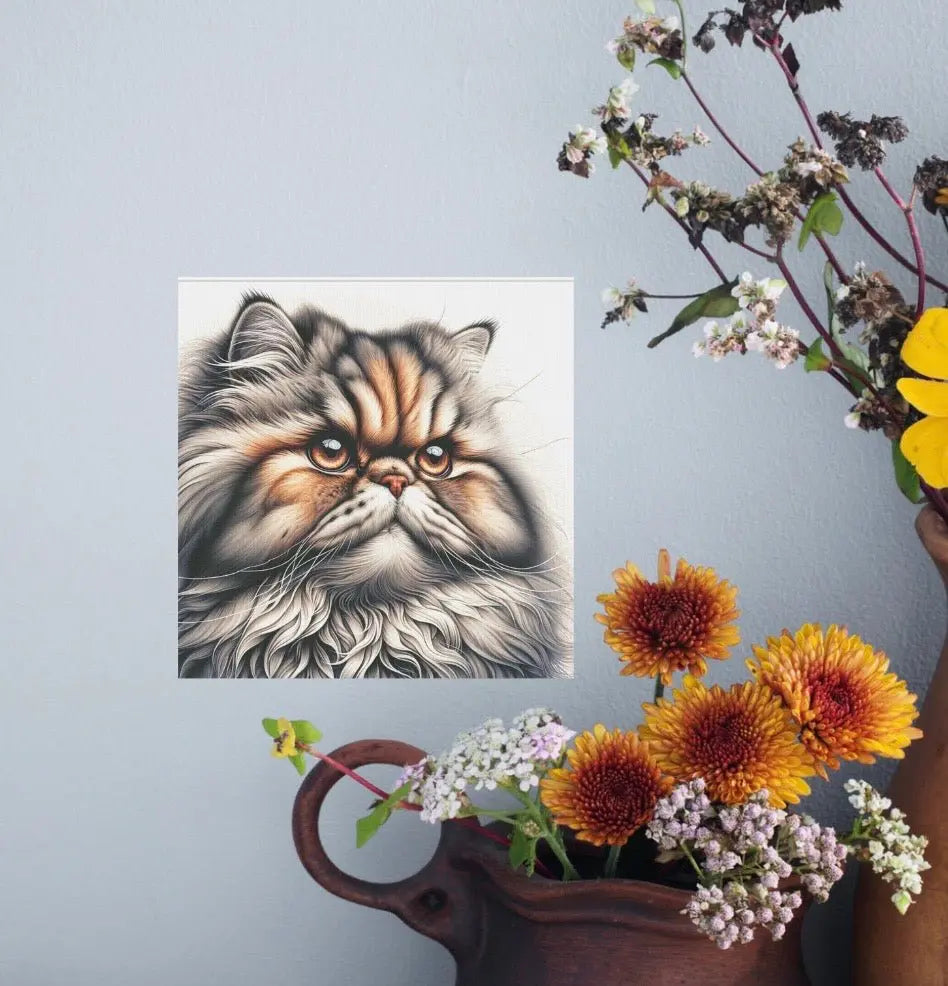 Persian Cat Lover - Wall Art Decor - Canvas