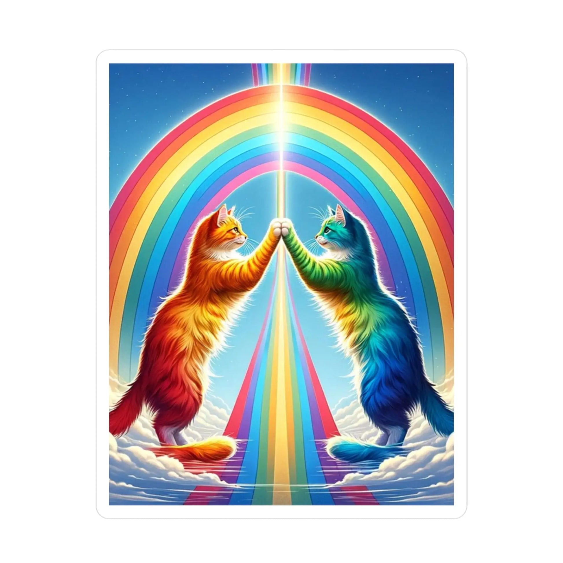 Rainbow Connection - Sticker Kiss-Cut Vinyl Decals - Paper products