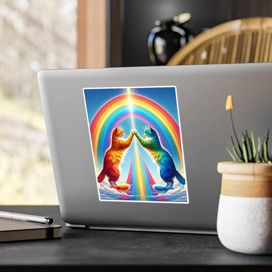 Rainbow Connection - Sticker Kiss-Cut Vinyl Decals - Paper products