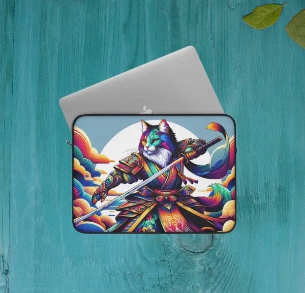 Sky Warrior - Cat Lover - Laptop Sleeve - Laptop Sleeve