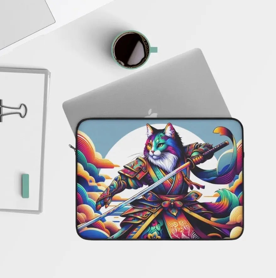 Sky Warrior - Cat Lover - Laptop Sleeve - Laptop Sleeve