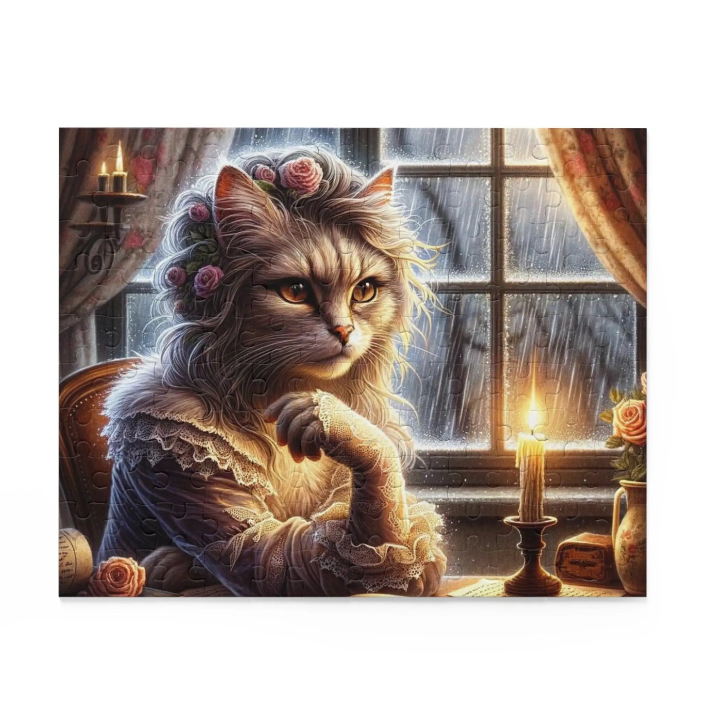 Tortured Cat Poet Puzzle (120, 252, 500-Piece) - Puzzle