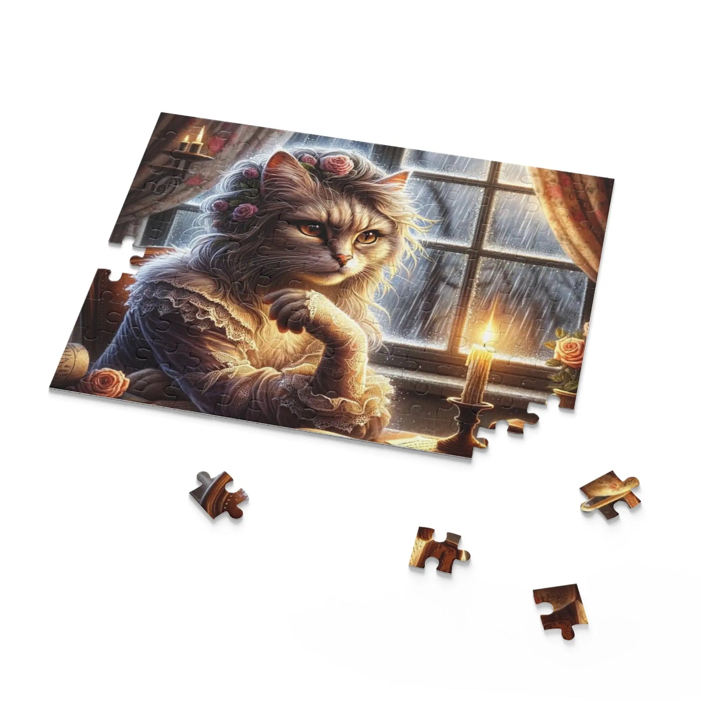 Tortured Cat Poet Puzzle (120, 252, 500-Piece) - Puzzle