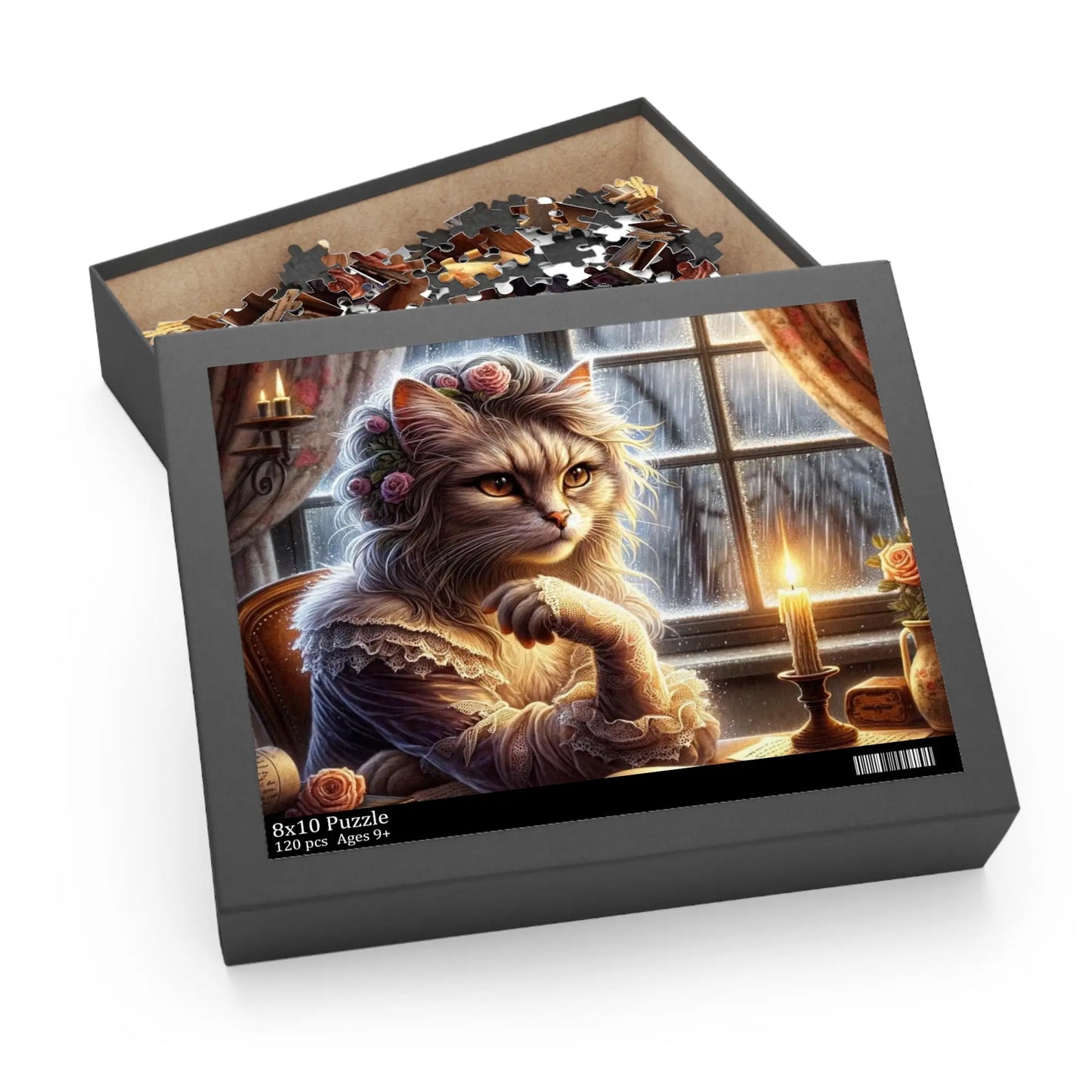 Tortured Cat Poet Puzzle (120, 252, 500-Piece) - Puzzle