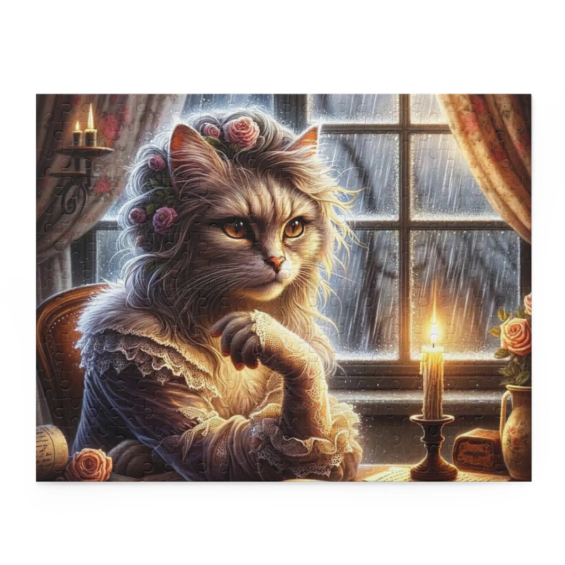 Tortured Cat Poet Puzzle (120, 252, 500-Piece) - Puzzle