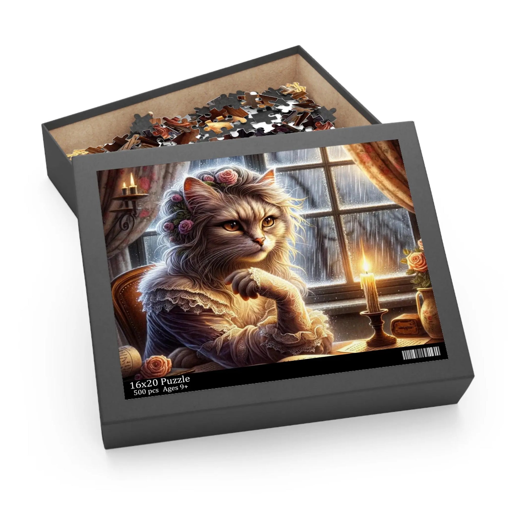 Tortured Cat Poet Puzzle (120, 252, 500-Piece) - Puzzle