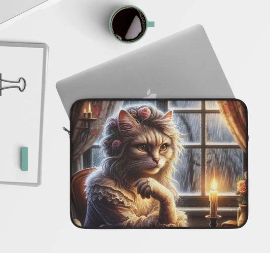 Tortured Poet - Cat Lover - Laptop Sleeve - Laptop Sleeve