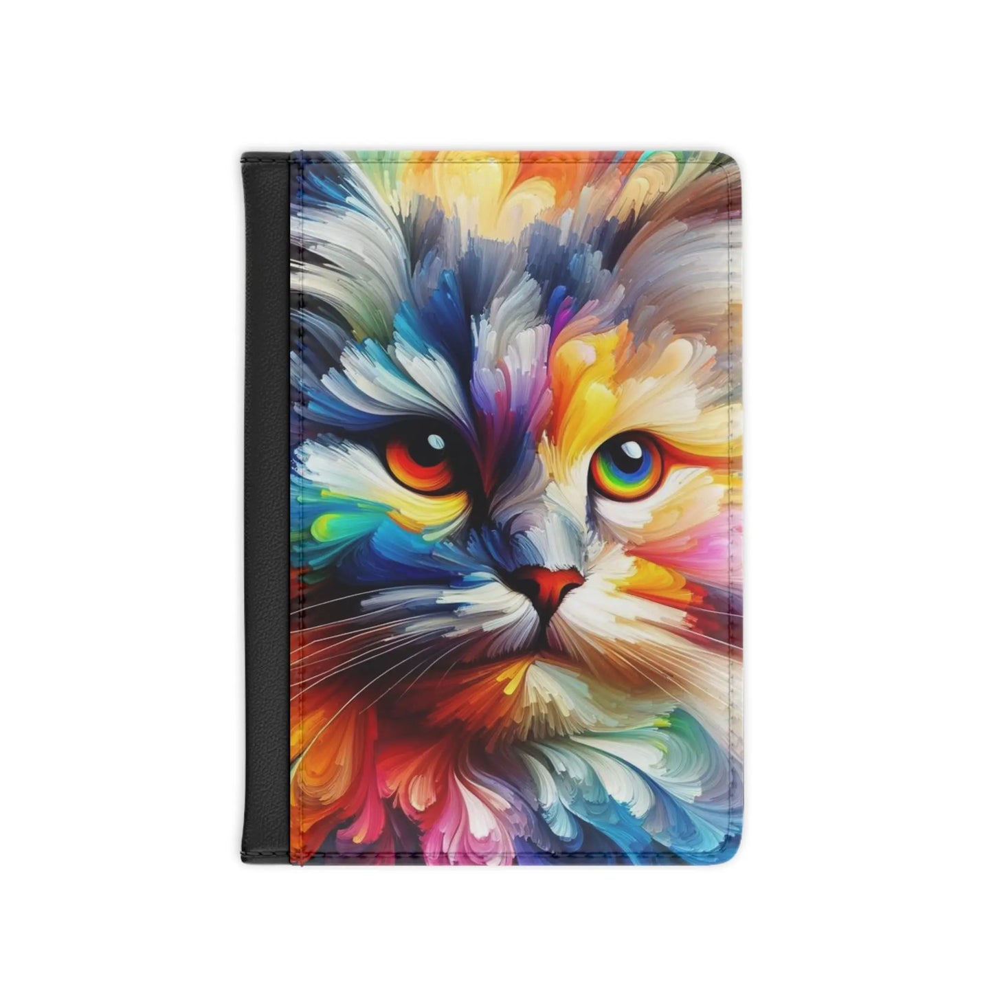 Watercolor Abstract Cat - Passport Cover - Accessories